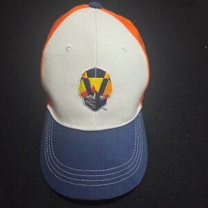 Las Vegas Aviators Hat Mens Blue Orange White Adjustable Station Casinos Cap
